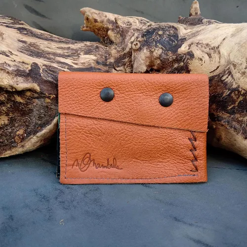 Portefeuille Orange/vert