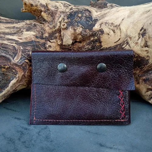 Portefeuille Bordeaux/rouge/prune