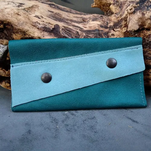 Blague &agrave; tabac Bleue canard/Bleu clair