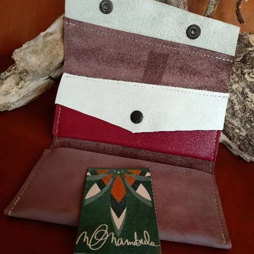 Blague &agrave; tabac Rose/blanc