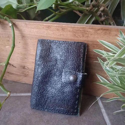 Portefeuille POCKET Noir/vert