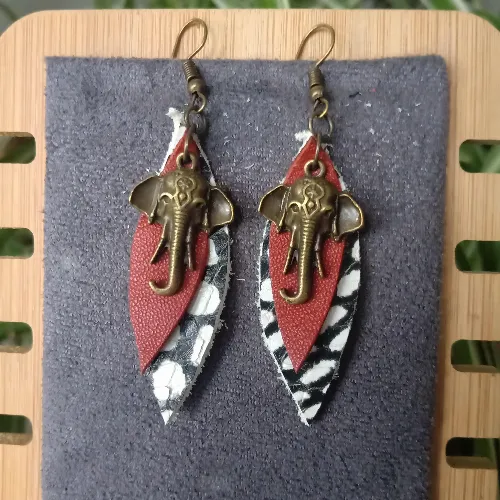 Boucles d'oreilles Ganesh